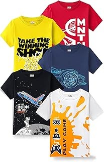 Kuchipoo Boys Full Sleeves Regular Fit Cotton T-Shirt