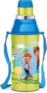 Kids Water Bottle - Water Bottle for School - Sipper Water Bottle for Kids - Waterbottle for Girls and Boys, Stainless Steel 316, Spill-Proof, BPA-Free, Perfect for School and Play, Darkblue