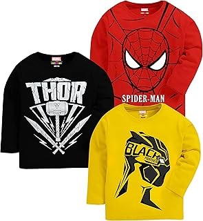 Kuchipoo Boys Full Sleeves Regular Fit Cotton T-Shirt