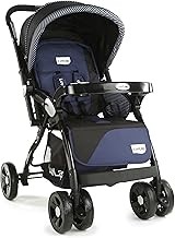 LuvLap Galaxy Baby Stroller, Pram for Baby with 5 Point Safety Harness,